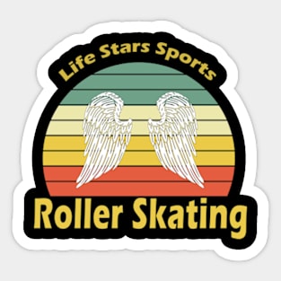 Sport Roller Skating Sticker